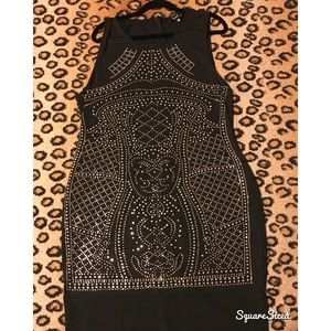 ross Dresses - Black & Gold Body Con ross Dresses - Black & Gold Body Con